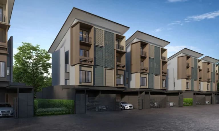 Haus Clover แจ้งวัฒนะ–ราชพฤกษ์ ทาวน์โฮมแฝด 3 ชั้นครึ่ง ติดทางด่วนแจ้งวัฒนะ