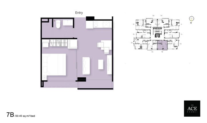 The Ace Ekamai คอนโดพร้อมอยู่ ใจกลางเอกมัย 12 ใกล้ BTS